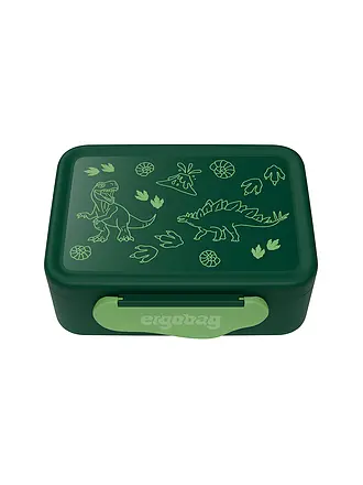 ERGOBAG | Kunststoff Brotdose Fußball | dunkelgrün